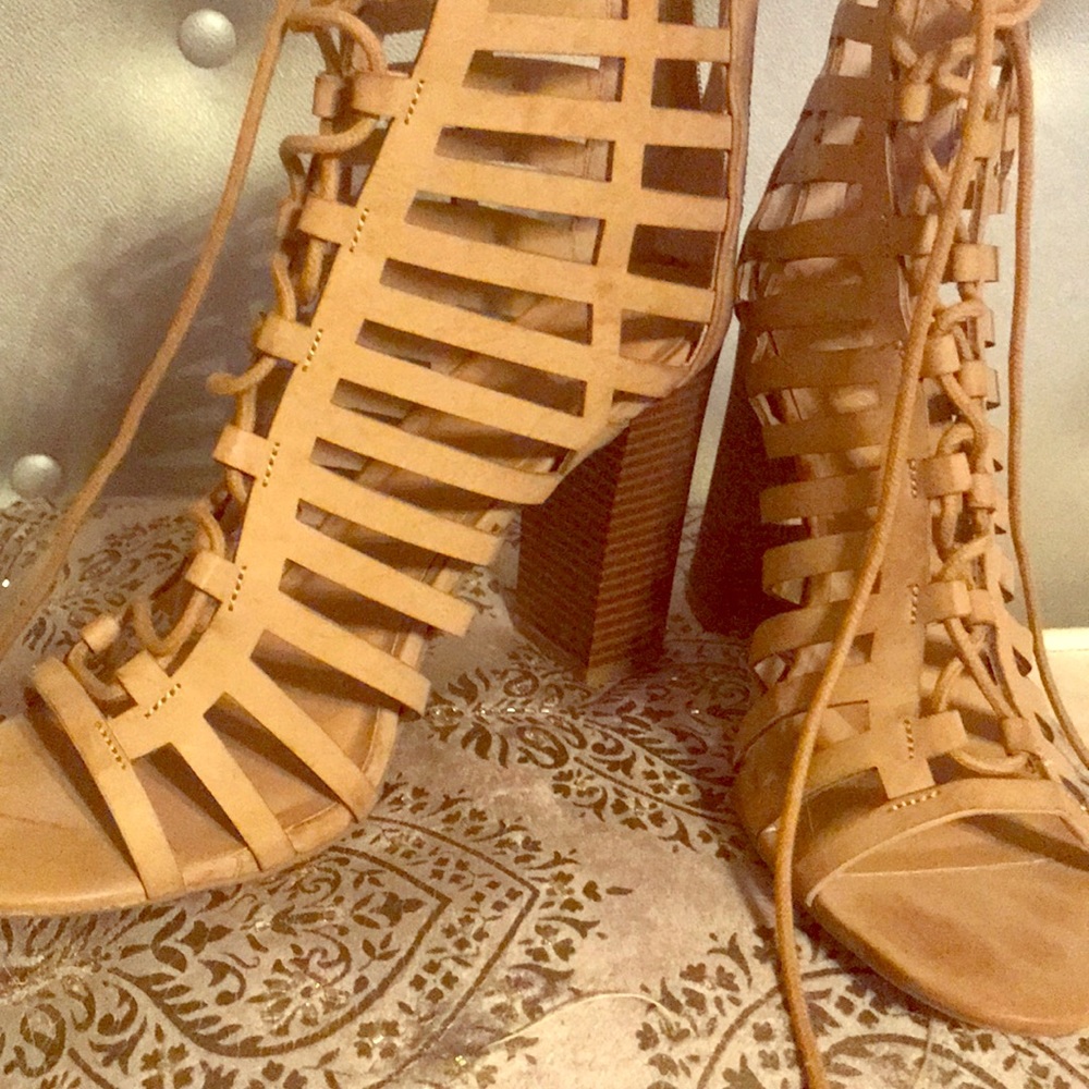 Lace Up Heels
